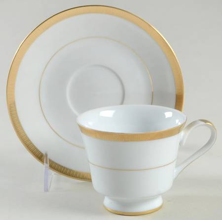 Cartier Footed Cup & Saucer Set