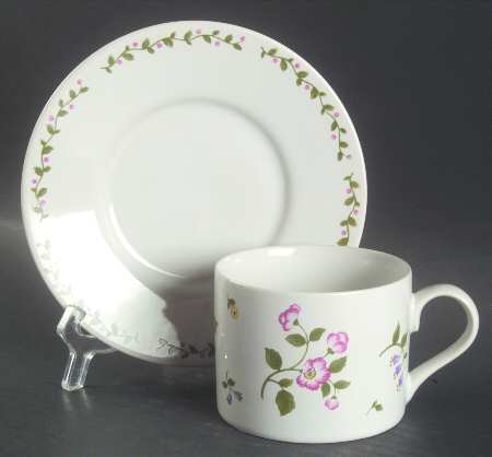 Chateau Flat Cup & Saucer Set