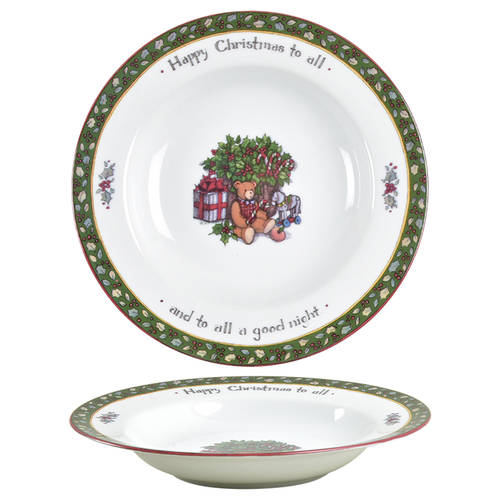 Christmas Story Rim Soup Bowl