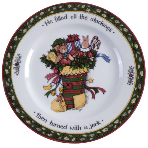 Christmas Story Salad Plate