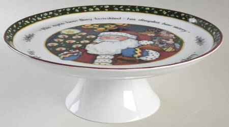 Christmas Story 11" Diameter Pedestal Cake Stand