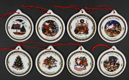 Christmas Story Ornament - Set of 8 (Motifs 1-8)