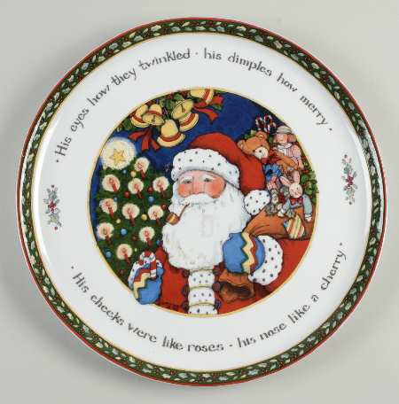 Christmas Story Cake Plate