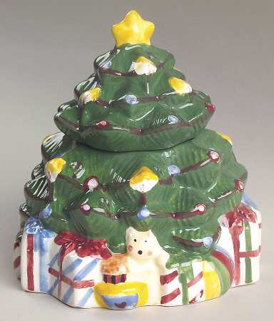 Christmas Story Figural Sugar Bowl & Lid