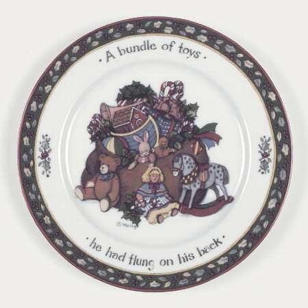 Christmas Story Salad Plate