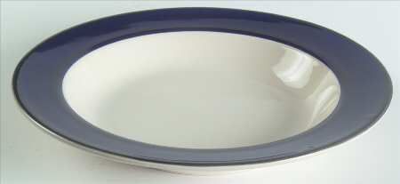 Colors of Celebration Cobalt Large Rim Soup Bowl