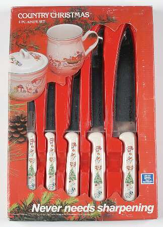 Country Christmas (5 Piece) Knife Set