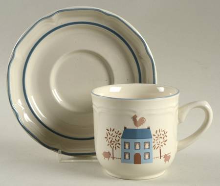 Homepride Flat Cup & Saucer Set