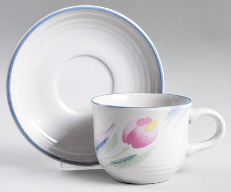 Light Wind Flat Cup & Saucer Set