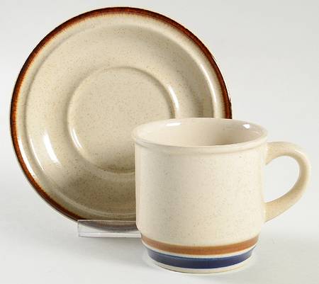 Luna Flat Cup & Saucer Set