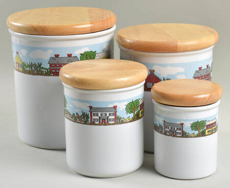 Old Salem (4 Pc) Boxed Canister Set