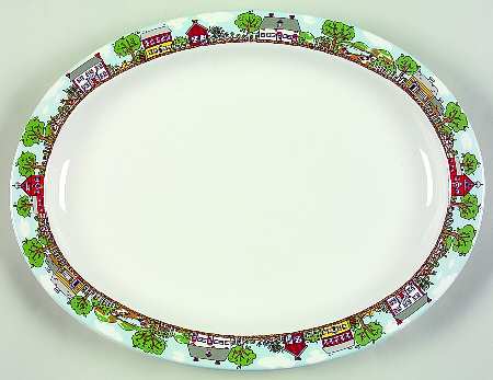 Old Salem 14" Oval Serving Platter