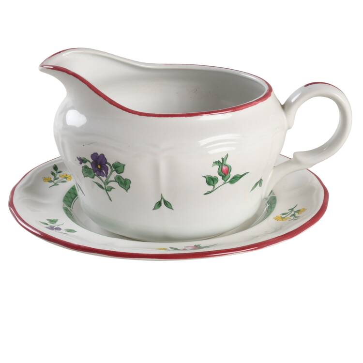 Rosalynn Gravy Boat & Underplate