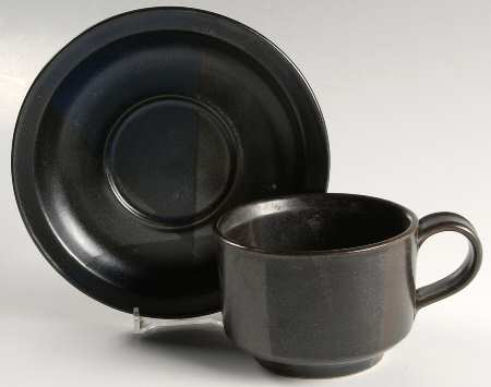 Blue Ridge Flat Cup & Saucer Set