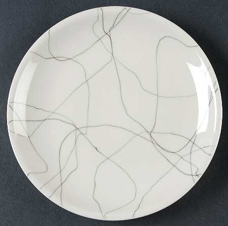 Carrara Modern White Bread & Butter Plate by Iroquois