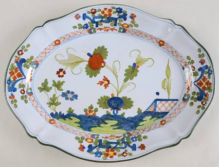 Garofano Imola 15" Oval Serving Platter