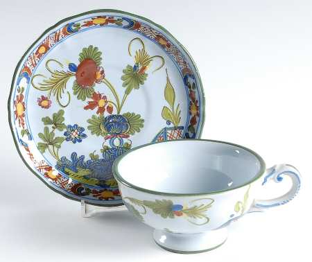 Garofano Imola Footed Cup & Saucer Set