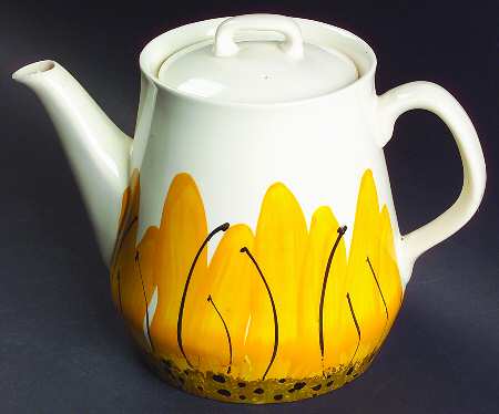 Sunflower Teapot & Lid