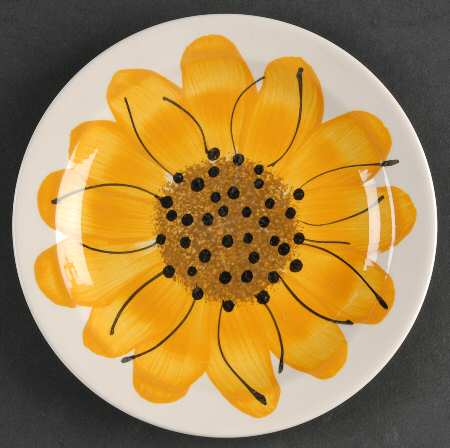 Sunflower Bread & Butter Plate