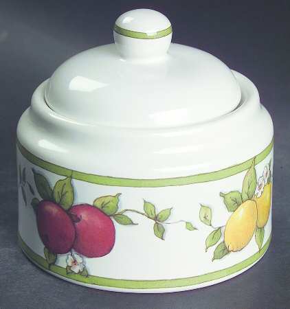 Annies Orchard Sugar Bowl & Lid