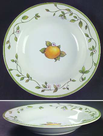 Annies Orchard Large Rim Soup Bowl