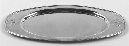 Princess-Lady Doris (Silverplate, Hollowware) Silverplate Tray (for Creamer and Sugar Set)