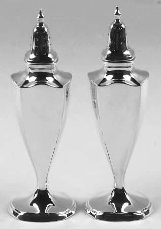 Minuet (Sterling, 1925, Hollowware) Salt and Pepper Set
