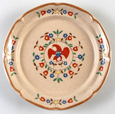 American Eagle Salad Plate
