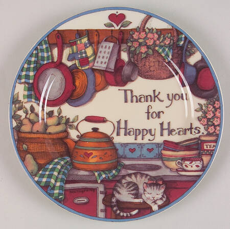 Heartsongs Salad Plate