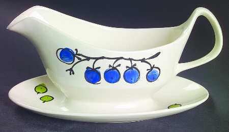 Salad Days Gravy Boat with Attached Underplate