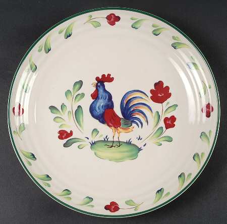Provence (Rooster) 12" Chop Plate (Round Platter)
