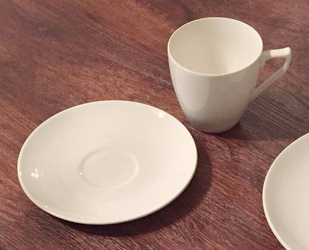 IBJ2 Flat Cup & Saucer Set