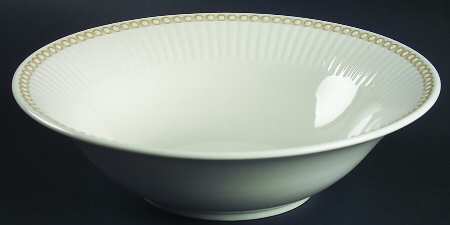 Precious Pearl 9" Round Vegetable Bowl