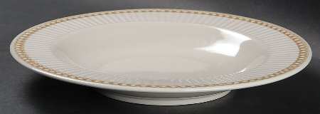 Precious Pearl Large Rim Soup Bowl