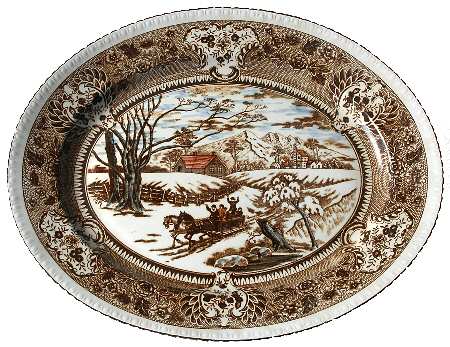 IBJ3 18" Oval Serving Platter