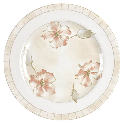 Linen Flower Salad Plate
