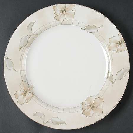 Linen Flower 12" Chop Plate (Round Platter)