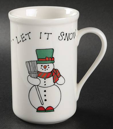 Let It Snow Cocoa Mug by International Silver