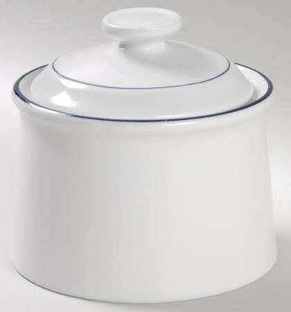 Sheridan Blue Sugar Bowl & Lid