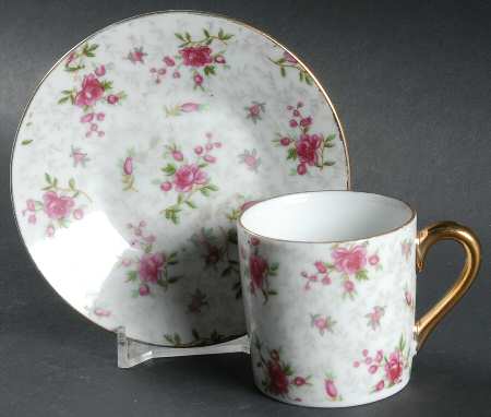 E728 Flat Demitasse Cup & Saucer Set