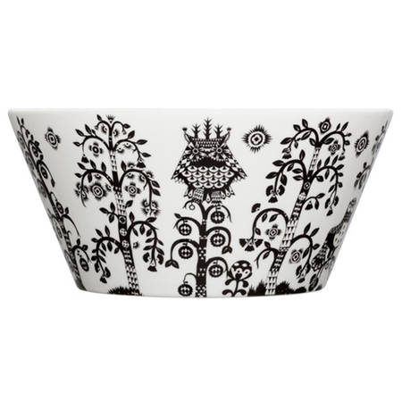 Taika Black 10" Round Serving Bowl