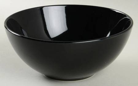 Fargrik Black Coupe Cereal Bowl