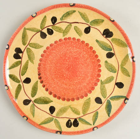 Tuscan Olives Dinner Plate