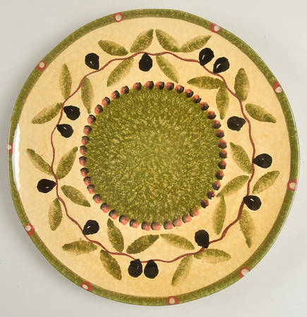Tuscan Olives Dinner Plate
