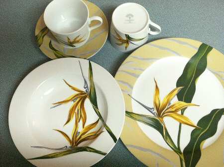 Elegant Bird of Paradise Dinner Plate