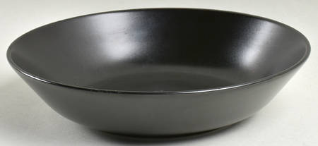 Dinera Black Coupe Soup Bowl