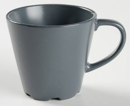 Dinera Dark Gray Flat Cup