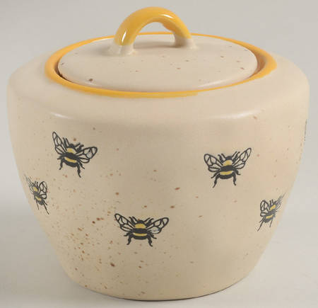 Barney Bee Repeat Sugar Bowl & Lid