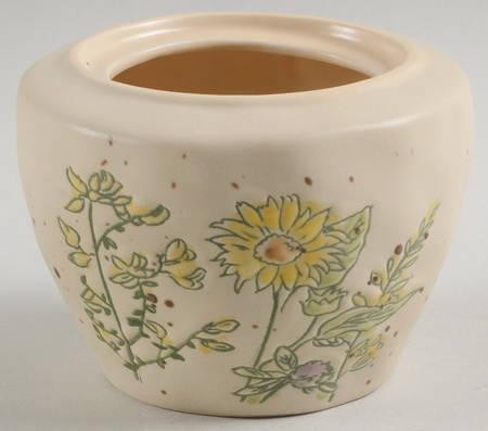 Spring Pressed Garden Sugar Bowl No Lid