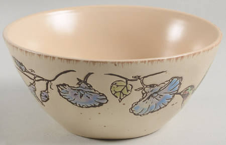 Ruby Hummingbird Soup/Cereal Bowl